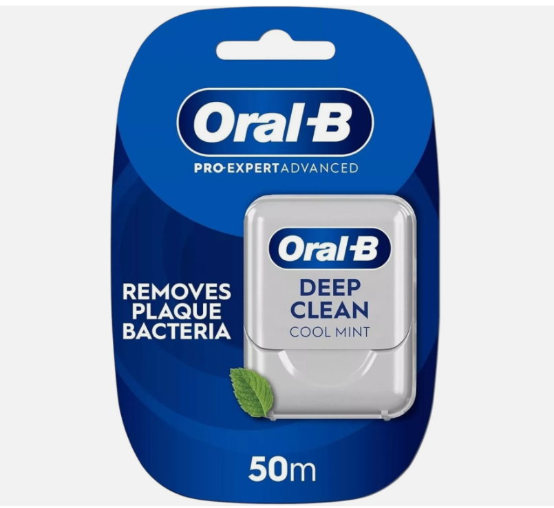 Oral-B Pro-Expert Advanced Deep Clean Cool Mint Waxed Floss Tape