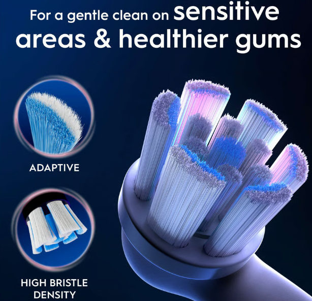 Oral-B iO Gentle Clean Replacement Heads, Pack of 2, White