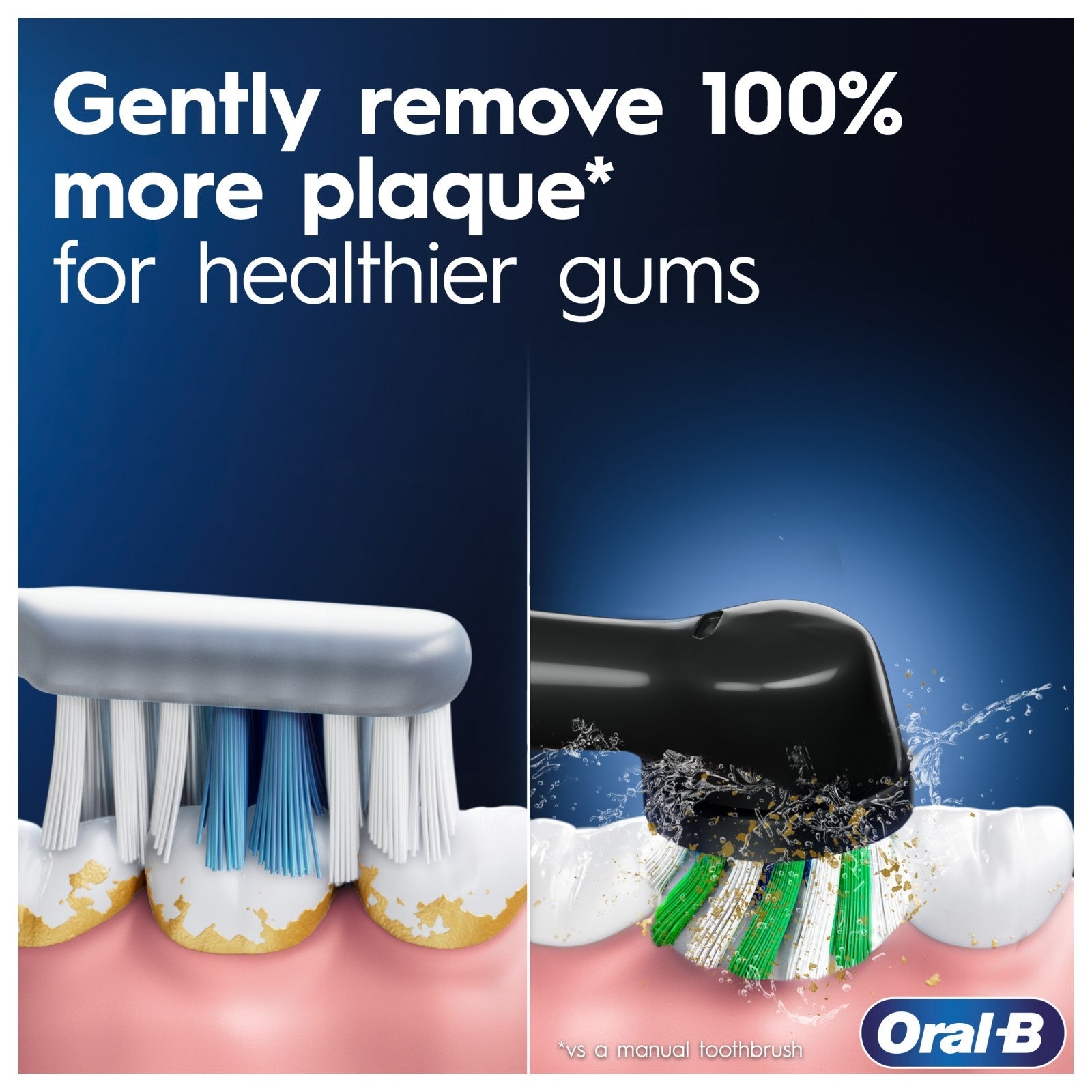 Oral-B Pro 3 3000 Cross Action Electric Toothbrush Black