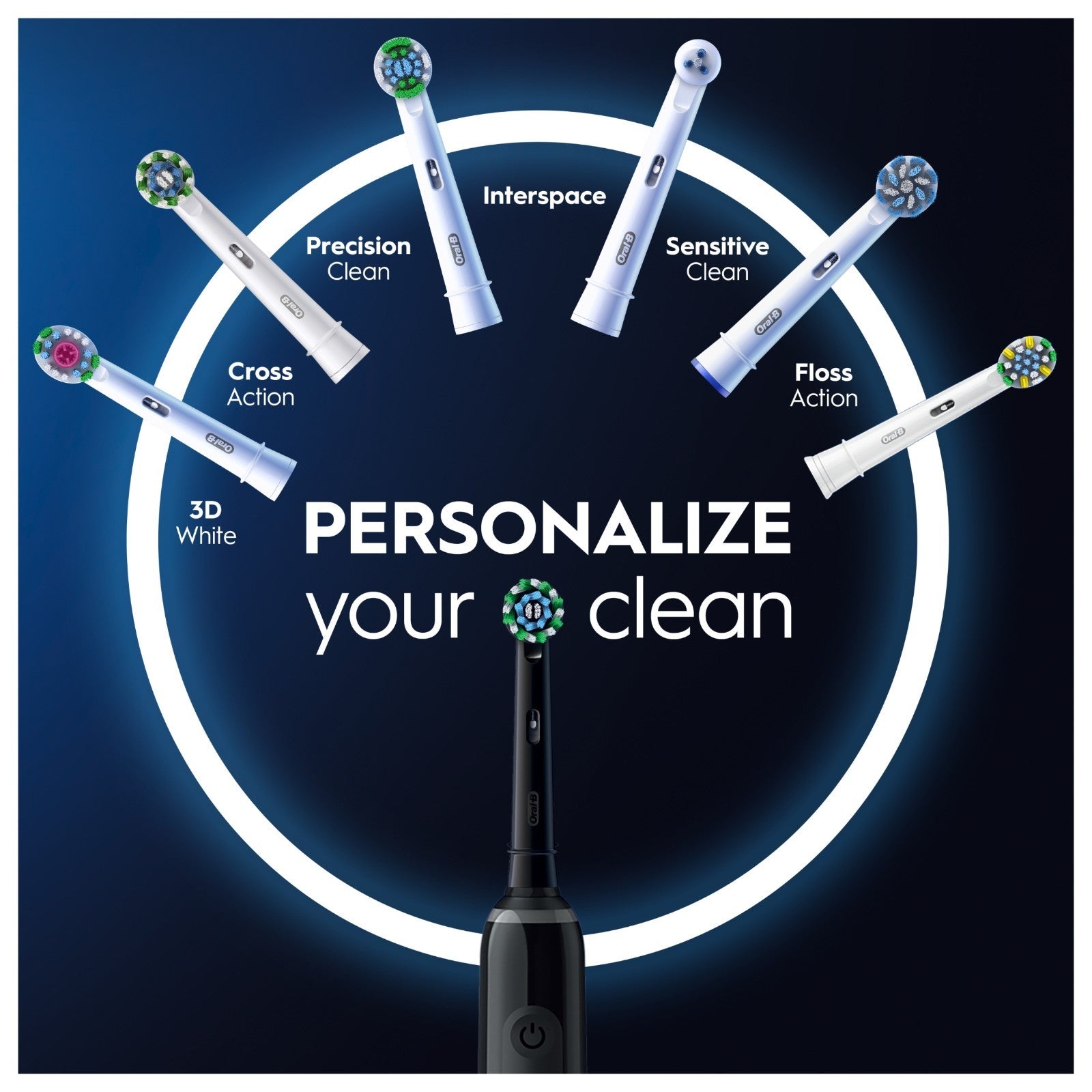 Oral-B Pro 3 3900 Electric Toothbrushes Duo Pack Black & White